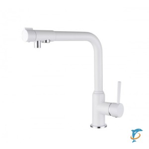 Смеситель для кухни под фильтр Белый Kaiser Teka 13044-10  (13044-10)