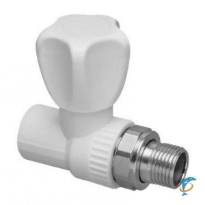 Кран пластиковый Millennium 25-3/4 прямой  (3M42-vlr-250c00)