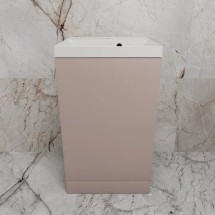 Тумба для комплекта напольная Style Line Моно 50, санд пудровый — 