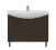 Мебель для ванной Misty Джулия 105 с зеркалом с полочкой прямая коричневая