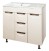 Тумба для комплекта Misty Кристи 90 белая эмаль