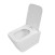 Унитаз подвесной Azario Dezi White BD 355х515х340 безободковый, с функцией биде, с быстросъемным сиденьем 