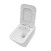 Унитаз подвесной Azario Dezi White BD 355х515х340 безободковый, с функцией биде, с быстросъемным сиденьем 