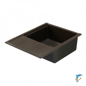 Мойка для кухни из литого мрамора Aquaton Делия 65 кофе 1A718632DE280  (1A718632DE280)