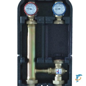 Насосная группа для твердотопливных котлов BARBERI 1" без насоса  (14G02501XA)