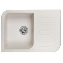 Мойка для кухни Granula 7001, АРКТИК (БЕЛЫЙ), гранит — 