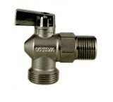 Кран шаровой угловой матовый TIM 1/2 x 3/4 нар./нар. &mdash; 