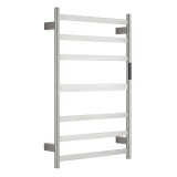 Полотенцесушитель электрический RAGLO R350.06.05 настенный сенсорный с терморегулятором, сатин &mdash; Полотенцесушитель водяной «Каскад» с боковым подключением 500/600 Terminus 6 перекладины