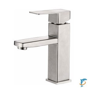 Смеситель для раковины HAIBA HB10803, нержавеющая сталь  (HB10803)