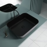 Раковина накладная ESBANO ASTANES-N (Матовый черный) — 