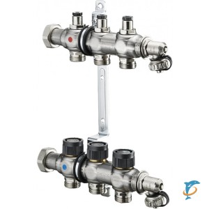 Коллектор Oventrop Multidis SF на 3 контура  (1404553)