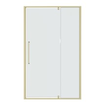 Дверь в нишу Niagara Nova NG-45-11ASG (110х195) распашная, золото сатин, стекло прозрачное &mdash; 