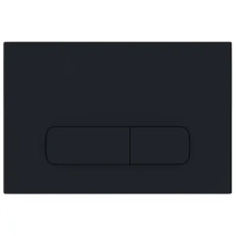 Кнопка смыва AZARIO FORTE двойная, прямоугольная, пластик, черный матовый (AZ-100-004F) &mdash; 