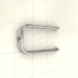 Полотенцесушитель водяной Р с полочками [1&quot;] 500/600 — 