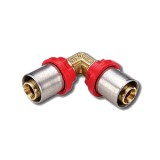 Угол Tiemme 26х26 серии 1653 — Предназначены для соединения металлопластиковой трубы с резьбовыми фитингами и/или трубами.