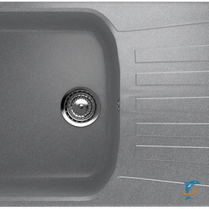 Односекционная реверсивная мойка ULGRAN U-203 графитовый  (U-203-342)