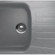 Односекционная реверсивная мойка ULGRAN U-203 графитовый  (U-203-342)