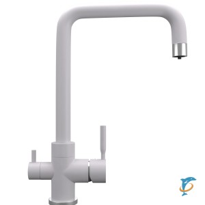 Смеситель для кухонной мойки Ulgran Quartz UQ-019 платина  (UQ-019-04)