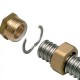 Комплект концевого фитинга из латуни Meibes FixLock M46113FL  для подключения трубы Inoflex  (M46113FL)