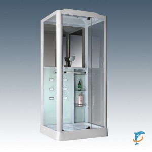Душевая кабина Loranto Selak CS 126 L 90х100х215 см белая  (00054489 )