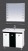 Мебель для ванной Misty Эллада - 90 комб. черная эмаль с зеркалом