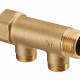 Отдельный элемент гребенки проходной Oventrop 1" латунь, на 2 выхода 3/4  (1400652)