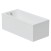 Акриловая ванна CORPA NERA Botticelli 160х75 прямоугольная, универсальная, белый