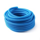 Защитная гофра Ф20 для труб отопления (синяя) — 