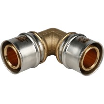 Stout Угольник  90° 32х32 для металлопластиковых труб прессовой — 