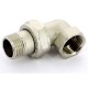 Stout Разъемное угловое  соединение "американка" ВН, никелированное 3/4"  (SFT-0059-000034)