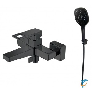 Смеситель для ванны ZOLLEN LUBECK LU61615641 чёрный  (LU61615641)