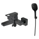 Смеситель для ванны ZOLLEN LUBECK LU61615641 чёрный  (LU61615641)