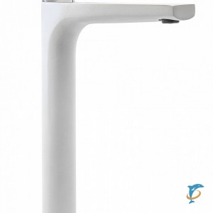Смеситель для раковины Azario TREYA AZ-156845526 высокий, белый  (AZ-156845526)