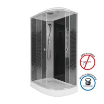 Душевая кабина Niagara Eco NG-4512-14R BLACK (120х80х215) ,стекло мозаика &mdash; 