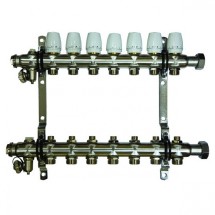 Коллекторная группа Millennium 1'' на 7 выходов —  Коллекторы регулируемые (2 шт.) с трубной резьбой  ,  автоматический воздуховыпускной клапан - 2 шт