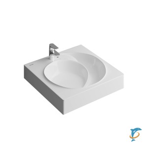 Раковина Grossman "NEO" 60 см (600*598*110) на стиральную машину  (2606001)