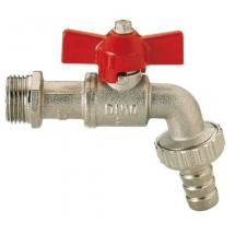 Водоразборный кран 1/2 ITAP 168 со штуцером (бабочка) — Кран водоразборный со штуцером (бабочка)