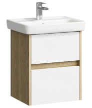 Тумба для комплекта Aqwella City 50 подвесная дуб балтийский — 