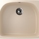 Односекционная реверсивная мойка ULGRAN U-408 бежевый  (U-408-328)