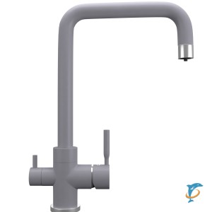 Смеситель для кухонной мойки Ulgran Quartz UQ-019 бетон (UQ-019-05)