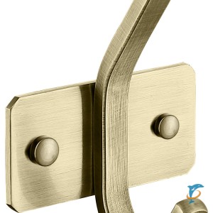 Крючок одинарный KAISER H0051 бронзовый  (H0051)