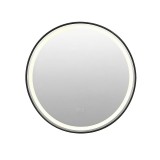 Зеркало с подсветкой Azario Брэд 600х600х30 АZ-LED012225 , черный матовый &mdash; 