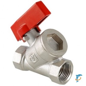 Кран шаровый VALTEC VT.290.N 1/2 с цельным корпусом   (VT.290.N.04)