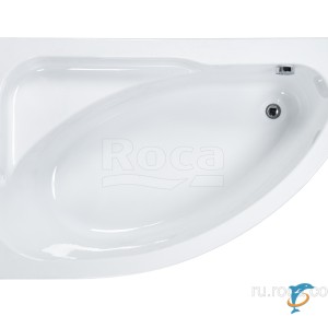 Ванна Roca Welna 160x100 левая асимметричная белая ZRU9302997 (ZRU9302997)