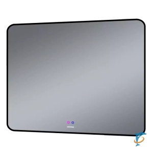 Зеркало Grossman ELEGANS-норма BLACK (1000х800х45) LED с сенсорным выключателем и подогревом (17100802)