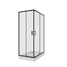 Душевое ограждение Niagara Nova NG-6811-08ВLACK (120х90х195) &mdash; 