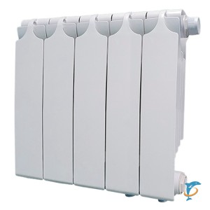 Биметаллический радиатор Teplopribor BR1 350 5 секций, нижнее подключение справа (БР1-350/05 НПП)