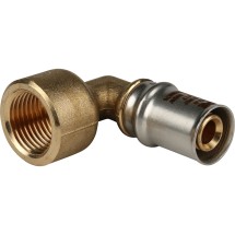 Stout Угольник-переходник с внутренней резьбой 1/2&quot;х16 для металлопластиковых труб прессовой — 