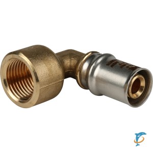 Stout Угольник-переходник с внутренней резьбой 1/2"х16 для металлопластиковых труб прессовой  (SFP-0010-001216)