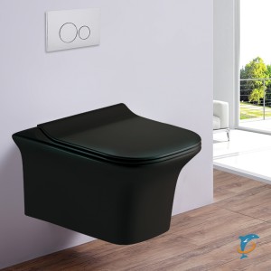 Унитаз подвесной ESBANO AZUL черный матовый  (ESUPAZULBM)